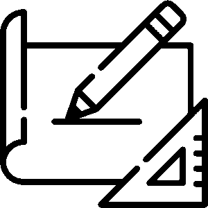 a black background with a black square